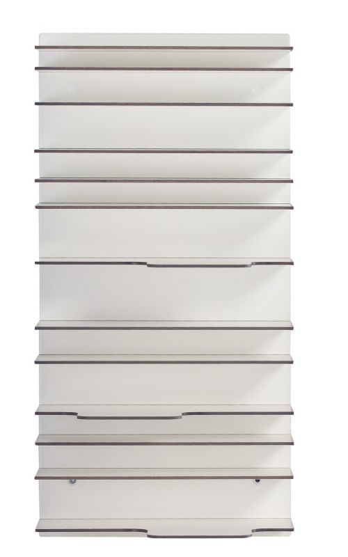 Paperback bookshelf Spectrum white 30x60 cm